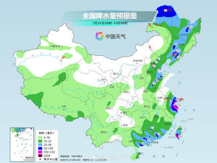 台风“竹节草”携强降雨影响华东地区 北方主雨带东移