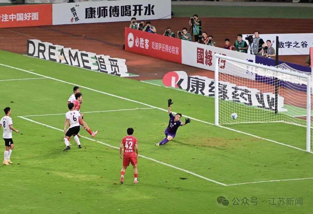 “苏超”常州队只剩最后一画了，目前仍未有进球