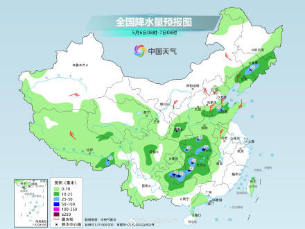 南方新一轮降水过程上线 北方降水范围有所扩大