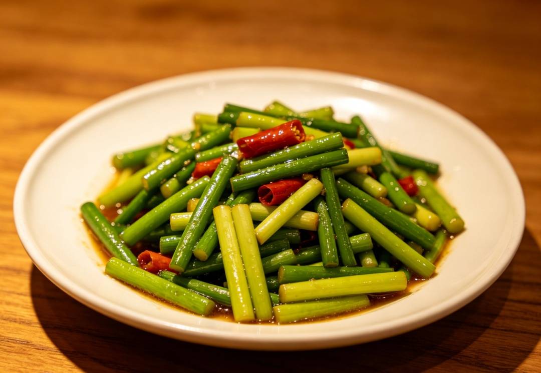 被低估的“天然青霉素”！蒜苔的好处，夏天吃刚好